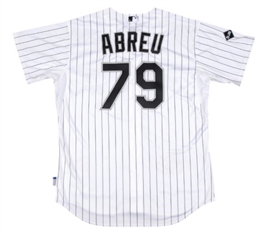 2014 Jose Abreu Game Used Chicago White Sox Home Jersey - Rookie Season (MLB Authenticated)